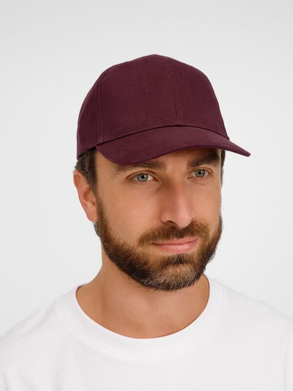Бейсболка Buffalo, бордовая арт.6404.55