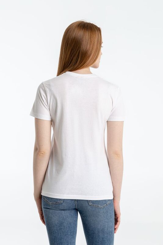 Футболка женская Bear, белая арт.70341.60