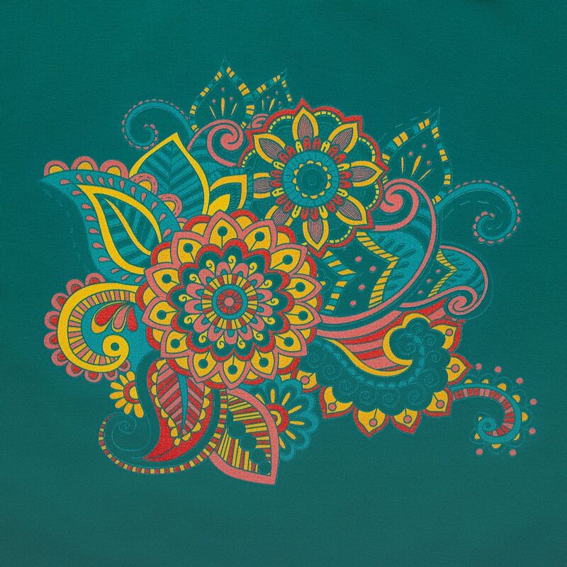 Футболка &laquo;Узор&raquo;, зеленая арт.70521.91