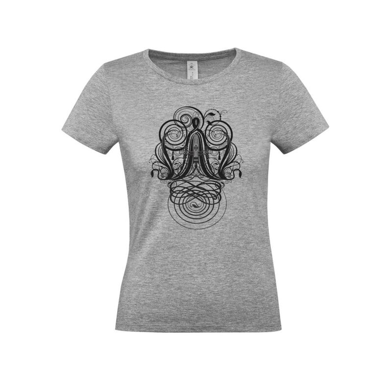 Футболка женская &laquo;Антиква А&raquo;, серый меланж арт.70433.11