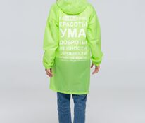 Дождевик &laquo;Воплащение всего&raquo;, неоново-желтый арт.70436.80