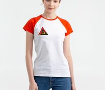 Футболка женская &laquo;Ищи суть&raquo;, белая с красным арт.70452.50