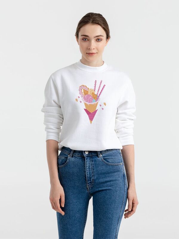 Толстовка &laquo;Осака. Каммихин&raquo;, белая арт.70461.60