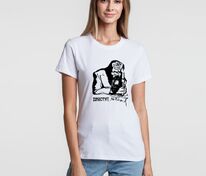 Футболка женская &laquo;Приступ лени&raquo;, белая арт.70472.60