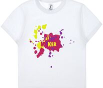 Футболка детская &laquo;Пятно Maker&raquo;, белая арт.70474.60