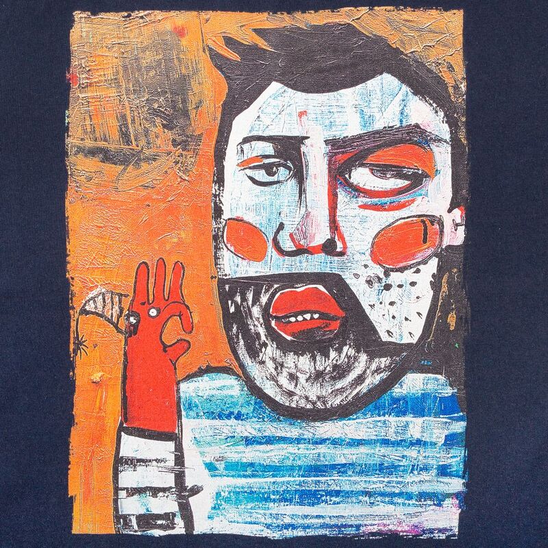 Футболка &laquo;У матросов нет вопросов&raquo;, кобальт (темно-синяя) арт.70491.47