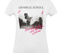 Футболка женская &laquo;Храброе сердце&raquo;, белая арт.70498.60
