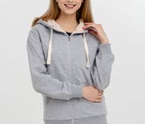 Толстовка на молнии Kulonga Sherpa, серый меланж арт.11464.10