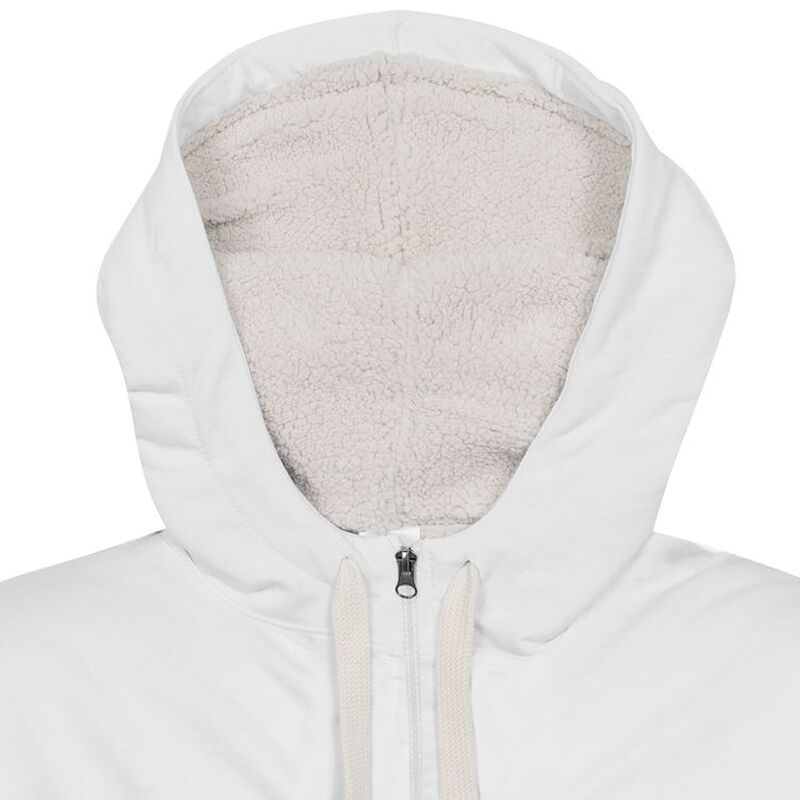 Толстовка на молнии Kulonga Sherpa, белая арт.11464.60