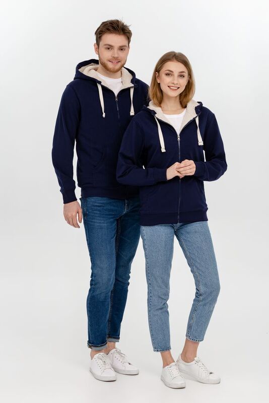 Толстовка на молнии Kulonga Sherpa, темно-синяя арт.11464.40