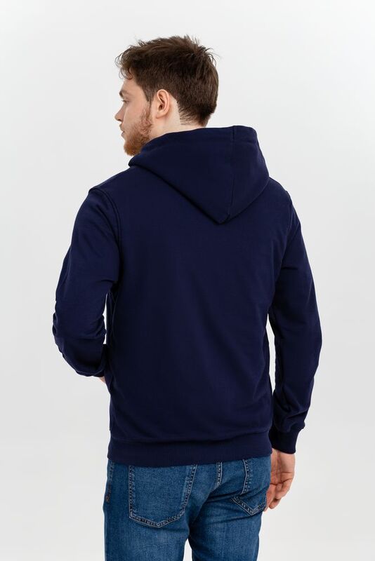 Толстовка на молнии Kulonga Sherpa, темно-синяя арт.11464.40