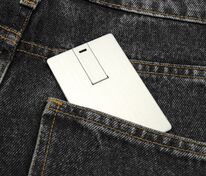 Флешка Platinum Card, 32 Гб, серебристая арт.3422.02