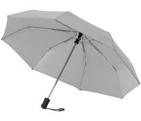 Зонт складной Manifest со светоотражающим куполом, серый арт.12368.11