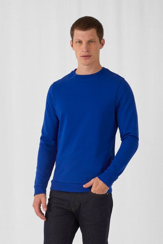 Свитшот унисекс Set In, синий меланж арт.WU01W611