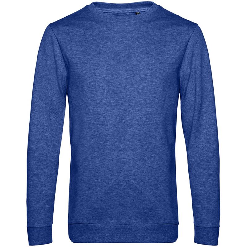 Свитшот унисекс Set In, ярко-синий меланж арт.WU01W612