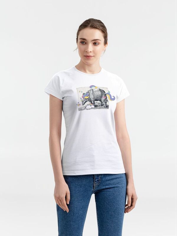 Футболка женская Big Dream, белая арт.70693.60