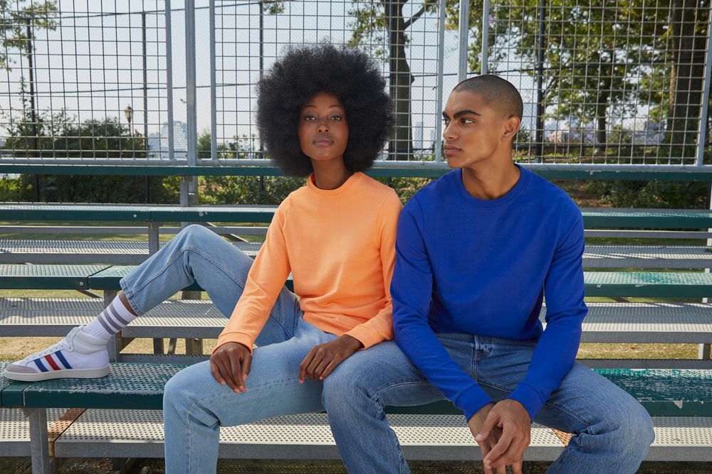 Свитшот женский Set In, красный меланж арт.WW02W617