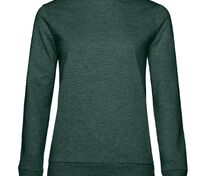 Свитшот женский Set In, темно-зеленый меланж арт.WW02W618