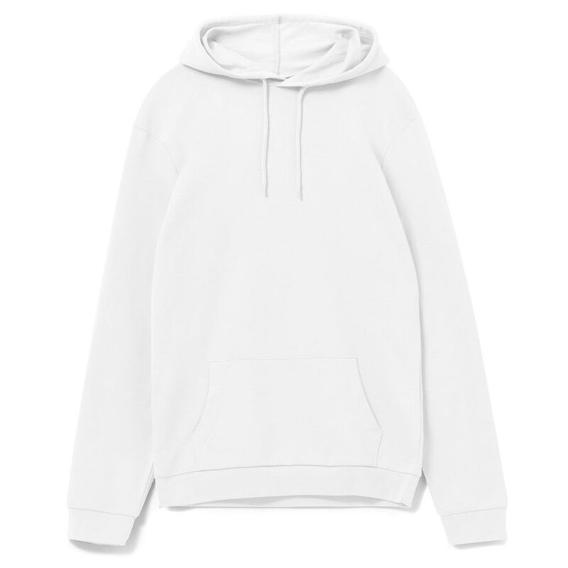Толстовка с капюшоном унисекс Hoodie, белая арт.WU03W001