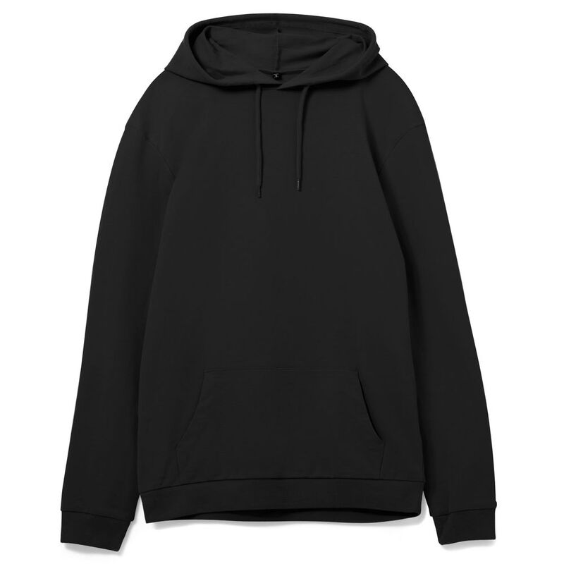 Толстовка с капюшоном унисекс Hoodie, черная арт.WU03W005