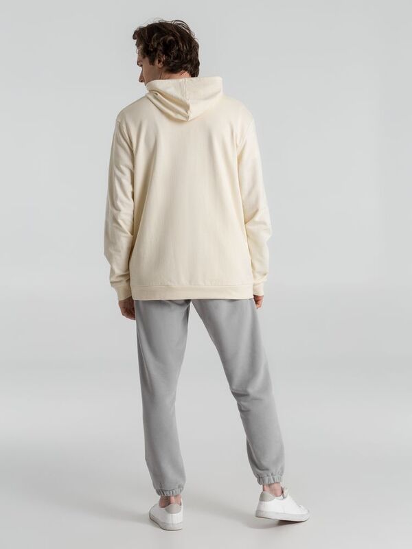 Толстовка с капюшоном унисекс Hoodie, светло-желтая арт.WU03W199