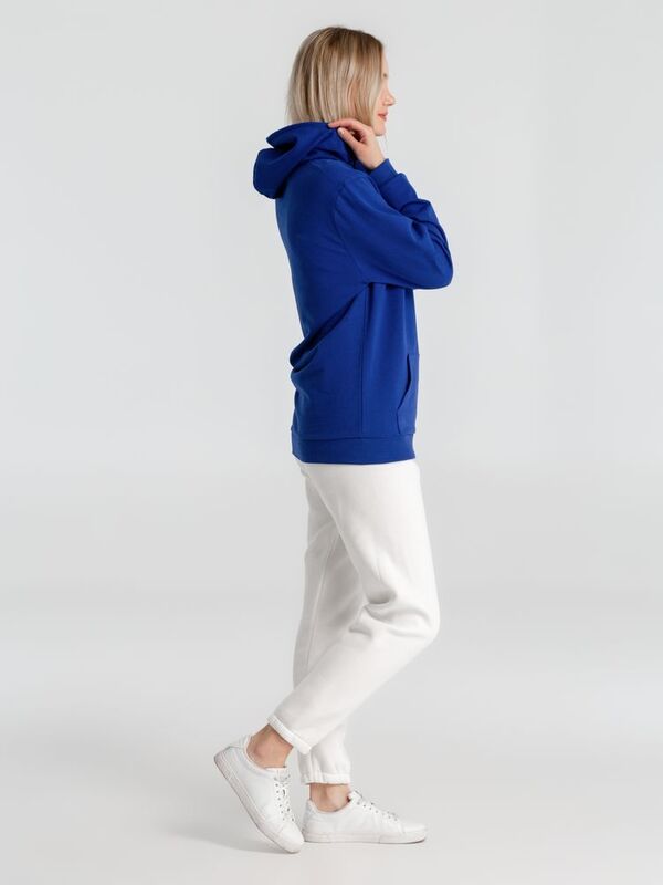 Толстовка с капюшоном унисекс Hoodie, ярко-синяя арт.WU03W453