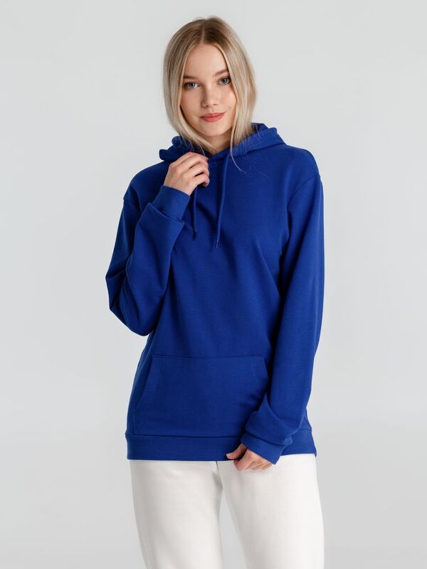 Толстовка с капюшоном унисекс Hoodie, ярко-синяя арт.WU03W453