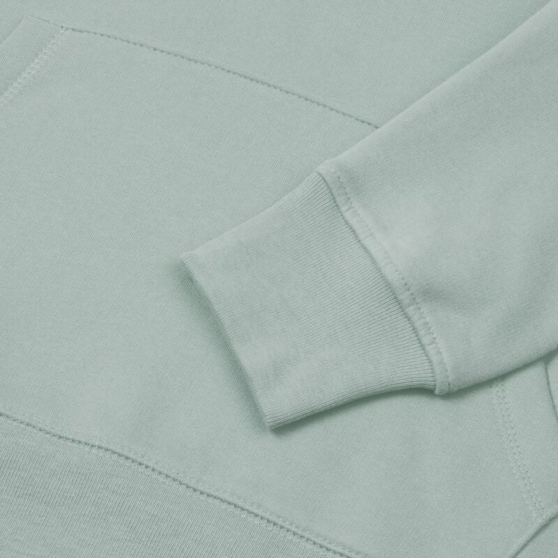 Толстовка с капюшоном унисекс Hoodie, серо-зеленая арт.WU03W502