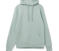 Толстовка с капюшоном унисекс Hoodie, серо-зеленая арт.WU03W502