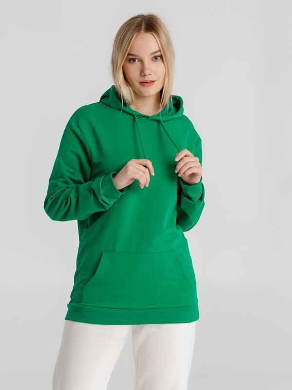 Толстовка с капюшоном унисекс Hoodie, зеленая арт.WU03W520