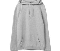 Толстовка с капюшоном унисекс Hoodie, серый меланж арт.WU03W610