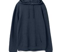 Толстовка с капюшоном унисекс Hoodie, синий меланж арт.WU03W611