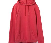 Толстовка с капюшоном унисекс Hoodie, красный меланж арт.WU03W617