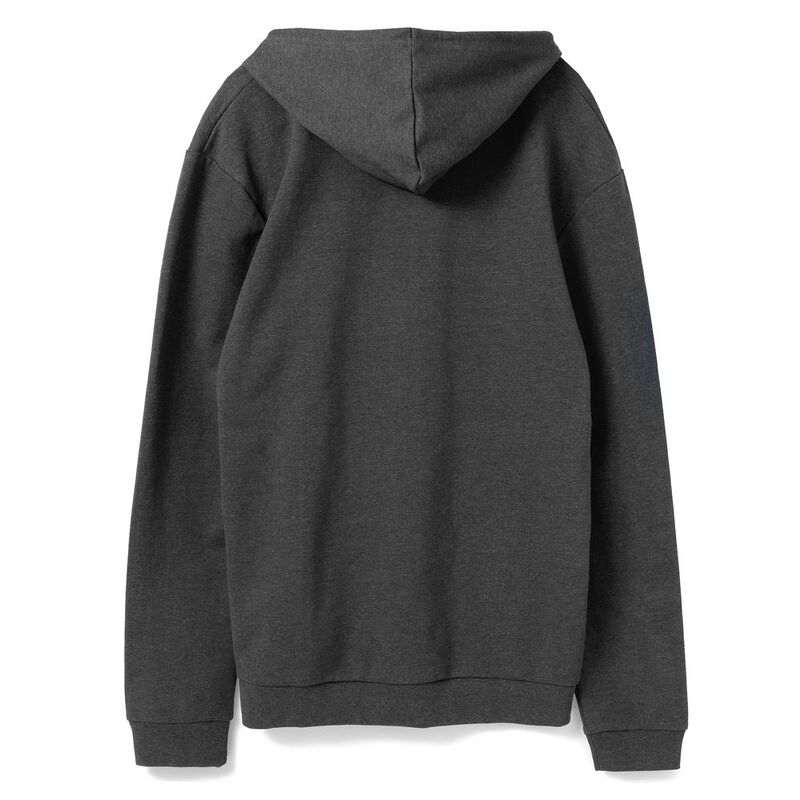 Толстовка с капюшоном унисекс Hoodie, серый меланж (антрацит) арт.WU03W625