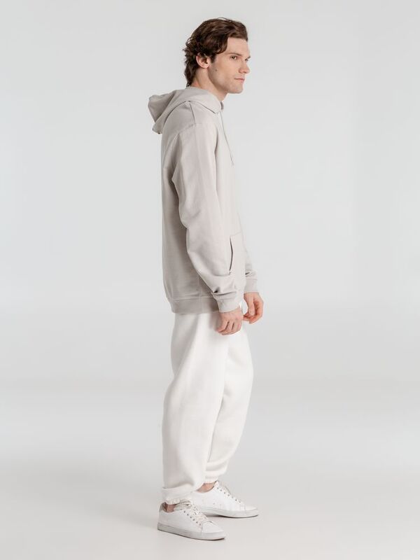 Толстовка с капюшоном унисекс Hoodie, дымчато-серая арт.WU03W672