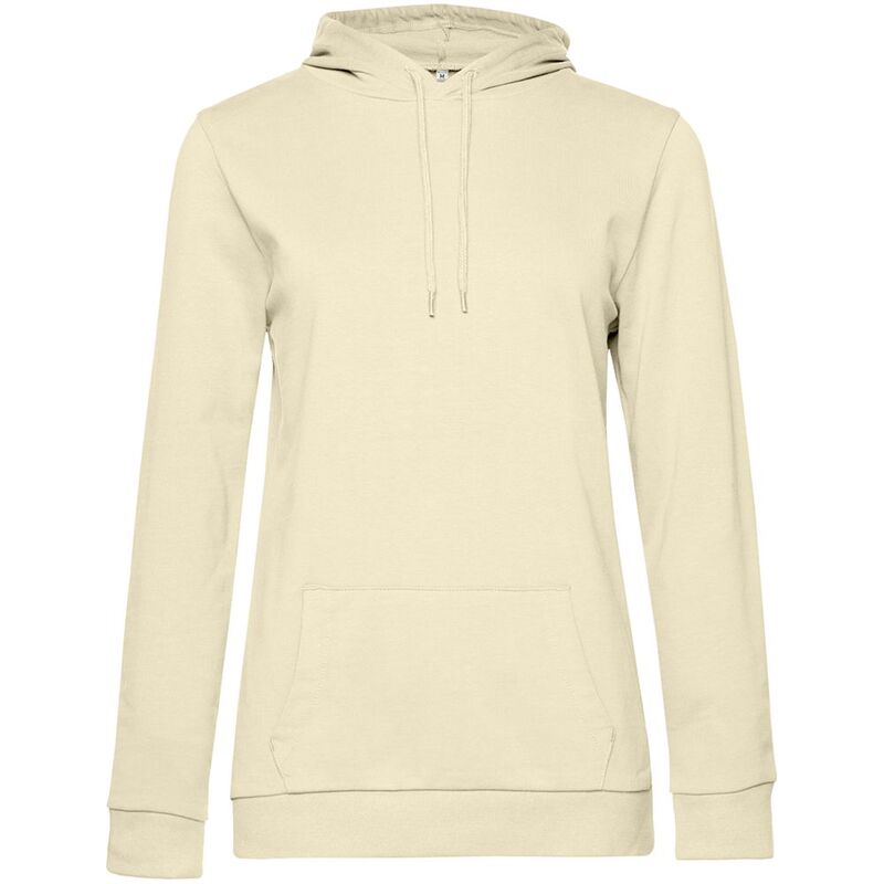 Толстовка с капюшоном женская Hoodie, светло-желтая арт.WW04W199