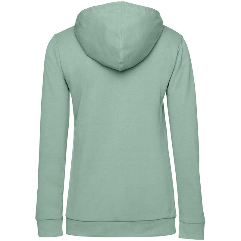 Толстовка с капюшоном женская Hoodie, серо-зеленая арт.WW04W502