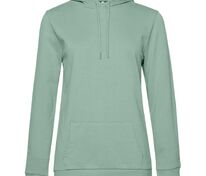 Толстовка с капюшоном женская Hoodie, серо-зеленая арт.WW04W502