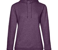 Толстовка с капюшоном женская Hoodie, фиолетовый меланж арт.WW04W616