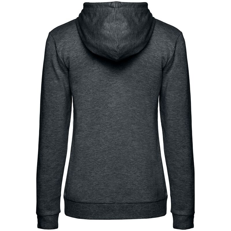 Толстовка с капюшоном женская Hoodie, серый меланж (антрацит) арт.WW04W625