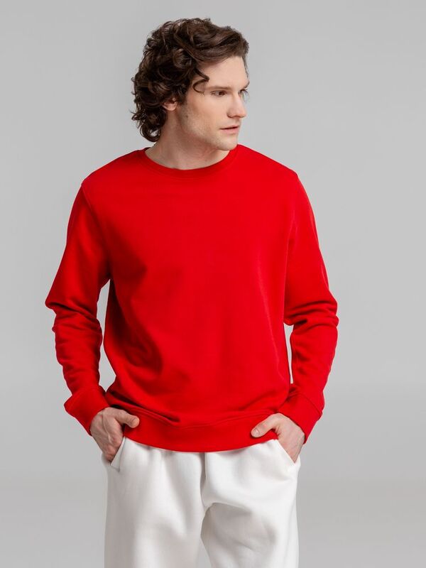 Свитшот унисекс BNC Inspire (Organic), красный арт.WU31B004