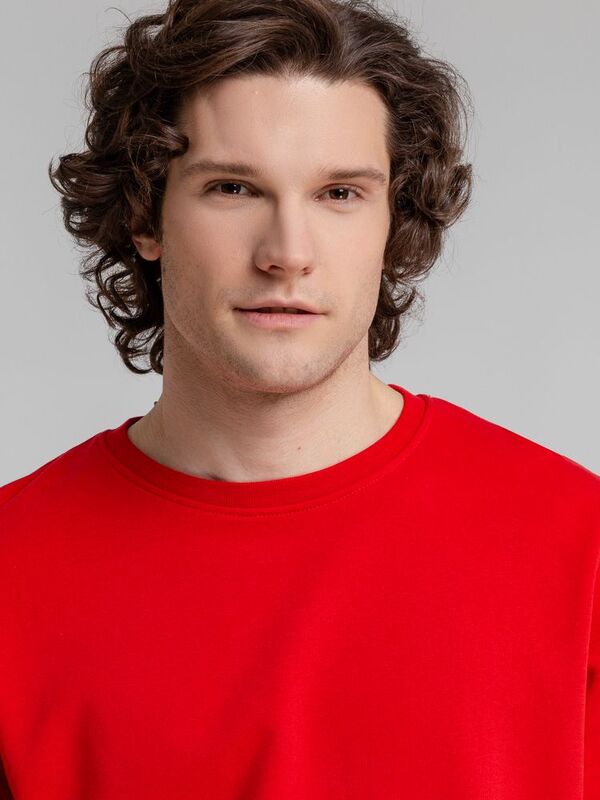 Свитшот унисекс BNC Inspire (Organic), красный арт.WU31B004