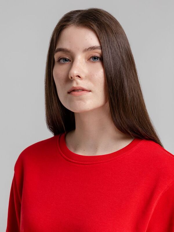 Свитшот унисекс BNC Inspire (Organic), красный арт.WU31B004