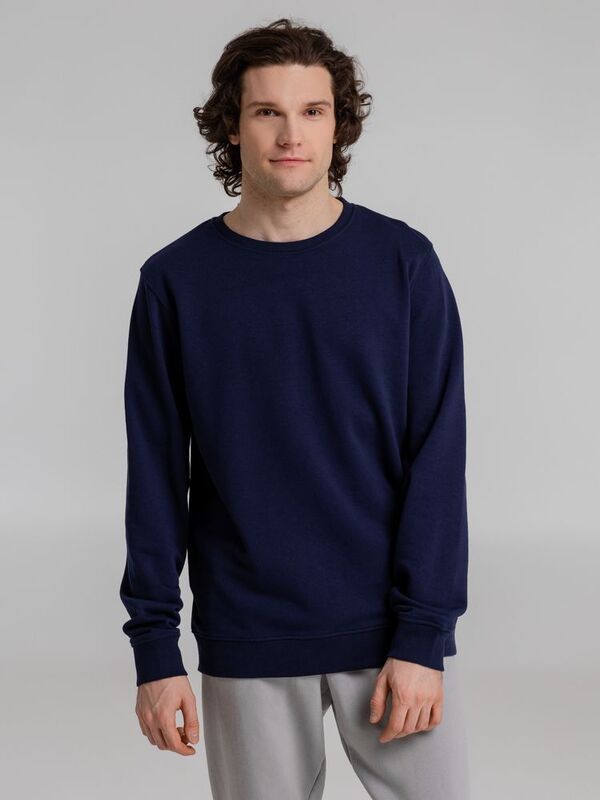 Свитшот унисекс BNC Inspire (Organic), темно-синий арт.WU31B006