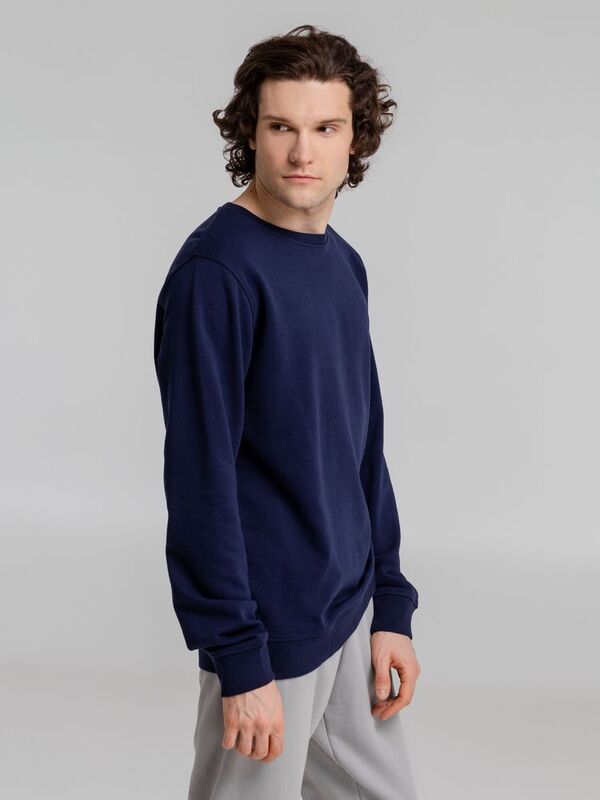 Свитшот унисекс BNC Inspire (Organic), темно-синий арт.WU31B006