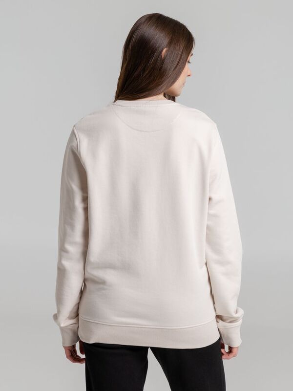 Свитшот унисекс BNC Inspire (Organic), молочно-белый арт.WU31B101