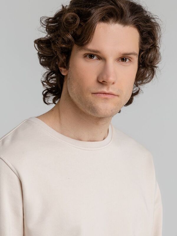 Свитшот унисекс BNC Inspire (Organic), молочно-белый арт.WU31B101