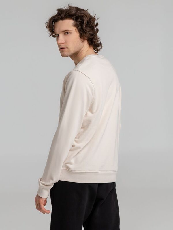 Свитшот унисекс BNC Inspire (Organic), молочно-белый арт.WU31B101