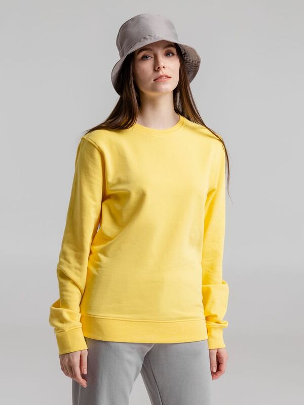 Свитшот унисекс BNC Inspire (Organic), желтый арт.WU31B205