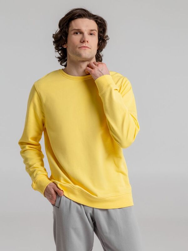 Свитшот унисекс BNC Inspire (Organic), желтый арт.WU31B205